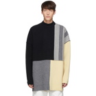 Jil Sander Multicolor Colorblock Panelled Sweater
