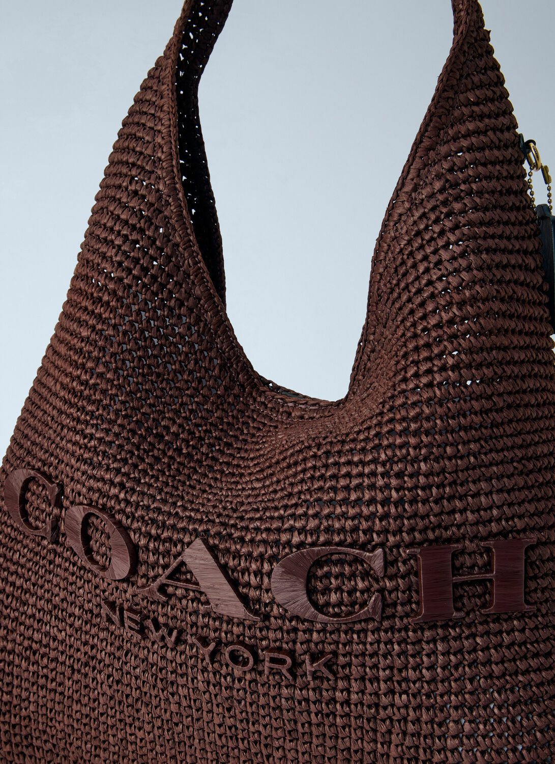 Coach Refined Weave Straw Brooklyn Shoulder Bag 39