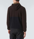 Loro Piana Colorblocked cashmere hoodie