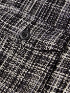 Corridor - Spaced Cotton-Tweed Overshirt - Black