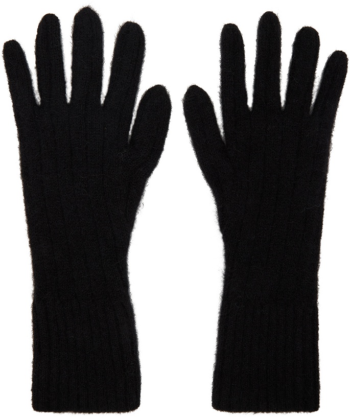 Photo: Dries Van Noten Black Neilos Gloves
