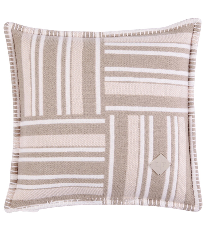 Photo: Loro Piana Jacquard wool and cashmere cushion