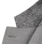 RICHARD JAMES - Checked Wool Suit Jacket - Gray