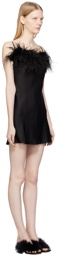 Sleeper Black Boheme Slip Minidress