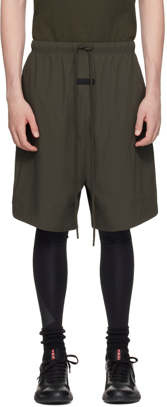 Fear of God ESSENTIALS Gray Relaxed Shorts Fear Of God