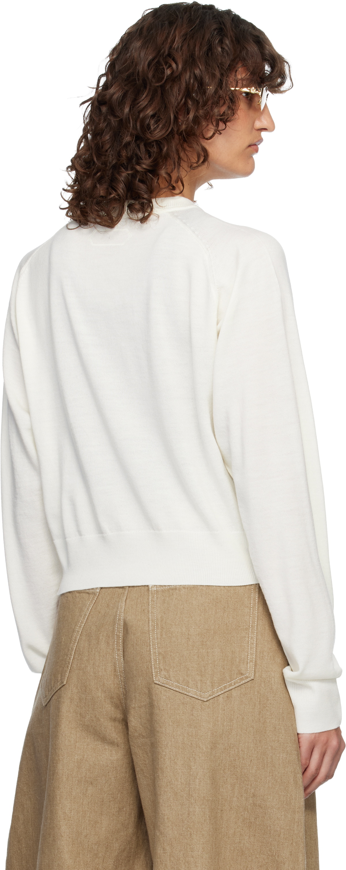 JACQUEMUS Off-White 'The J' Sweater