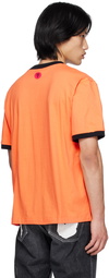 ICECREAM Orange IC Sharks Ringer T-Shirt