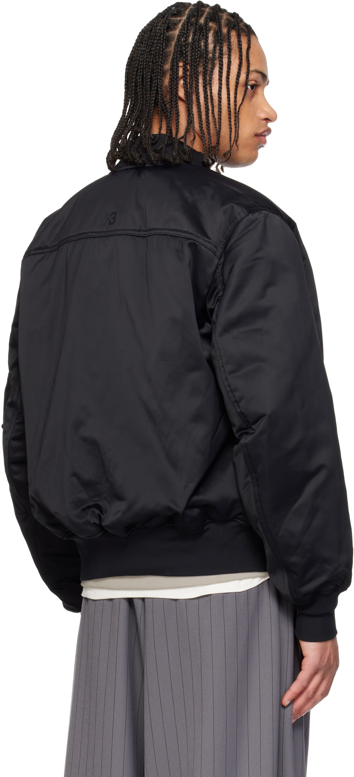 Y-3 Black Bomber Jacket