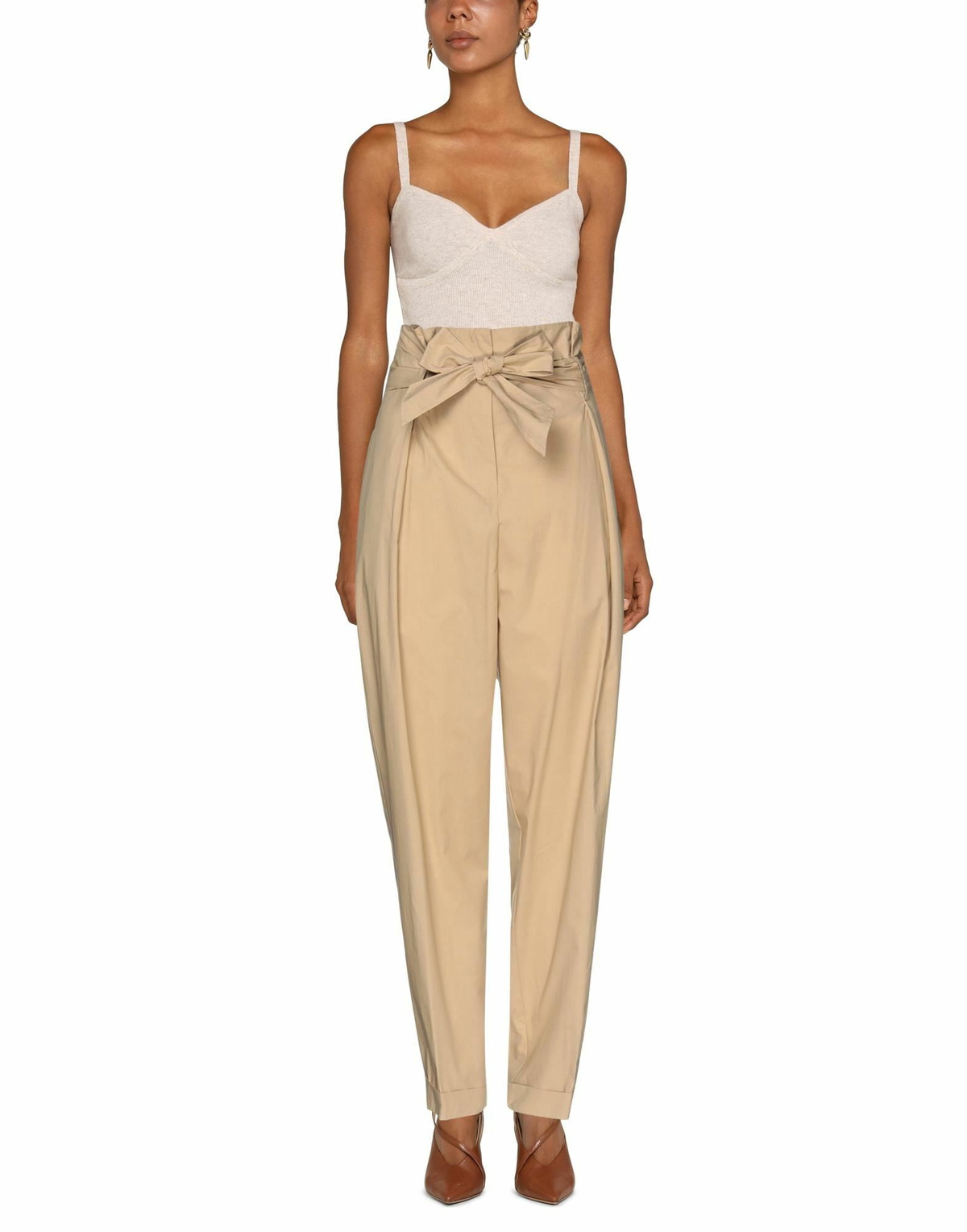 Jucca Womens Pants in Beige