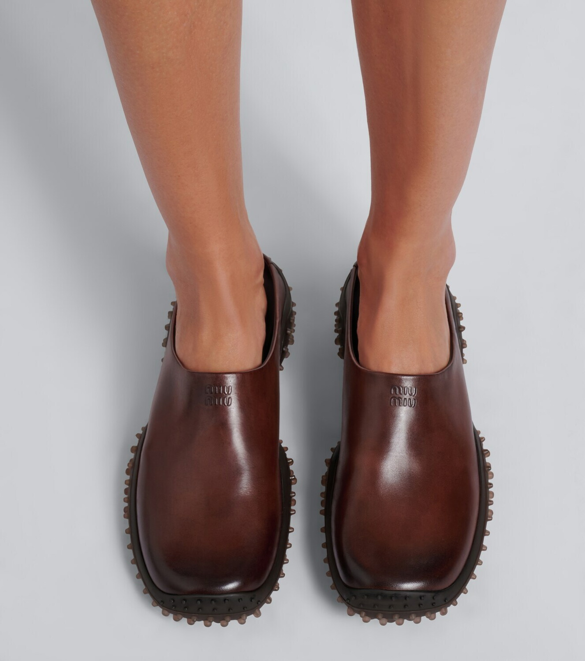 Miu Miu Leather mules
