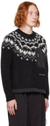 and wander Black Lopi Sweater