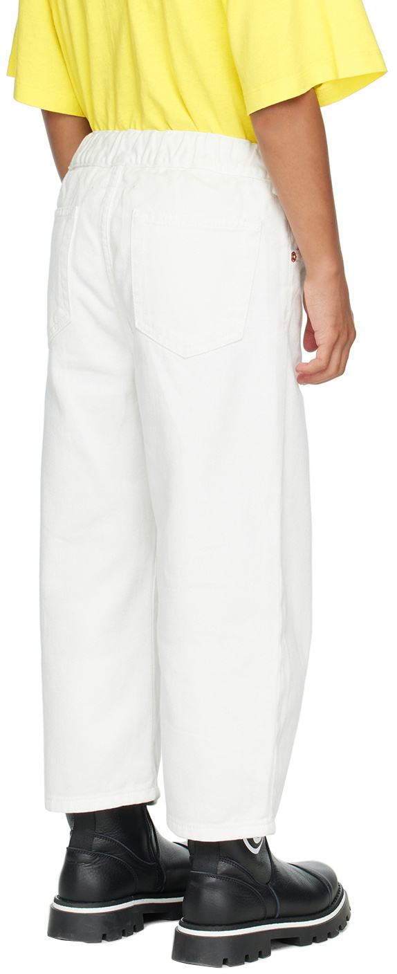 キッズ用ボトムス MM6 Maison Margiela SS24 PANTS (M60451.MM015 M6101 WHITE) MM6 Maison Margiela Four-Pocket Trousers (Off White) – CNCPTS