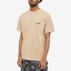 Butter Goods Men's Equipment Pigment Dye T-Shirt in Khaki