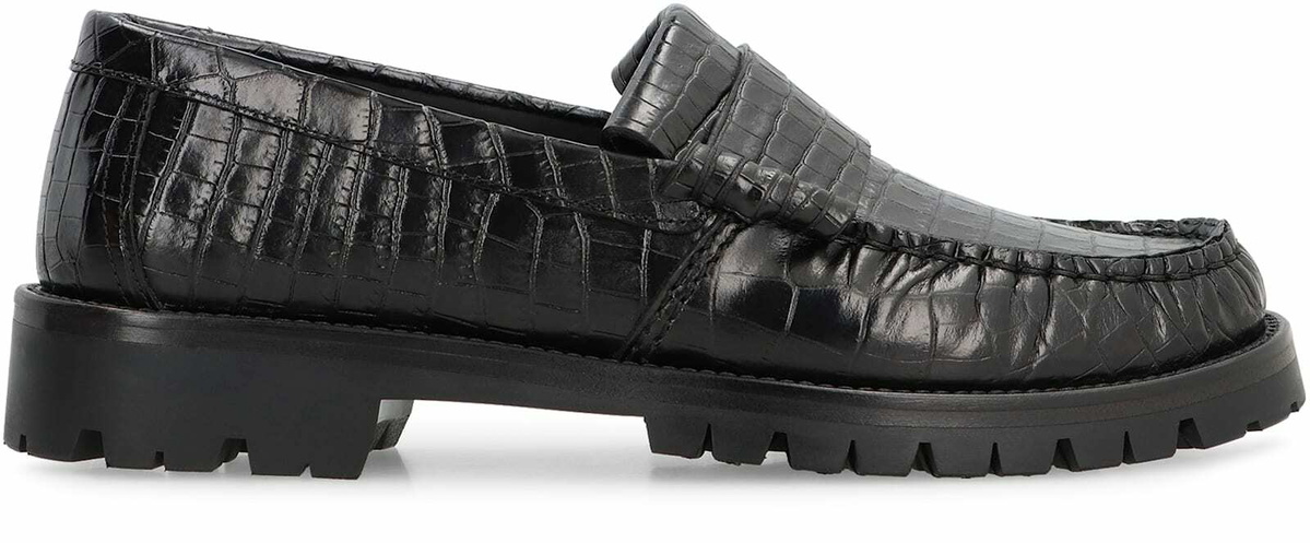 Rhude Printed Leather Loafers Rhude display picture 2