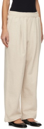 Dunst Beige Drawstring Lounge Pants