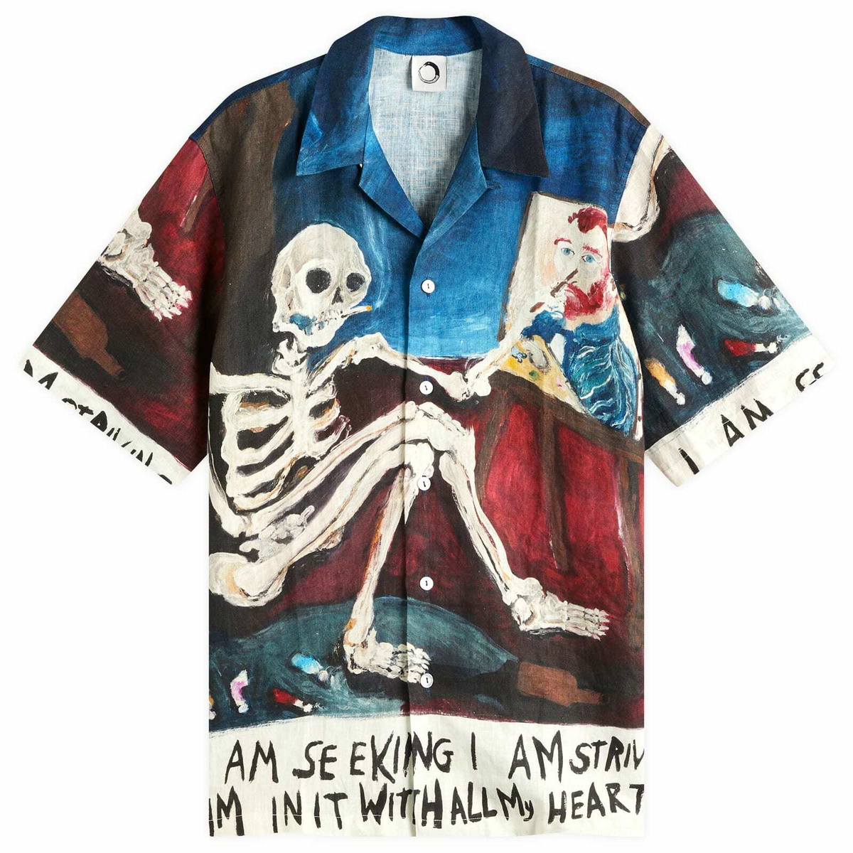Endless Joy Men's Vincent Vacation Shirt in Multi