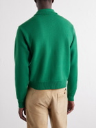 Auralee - Wool Cardigan - Green
