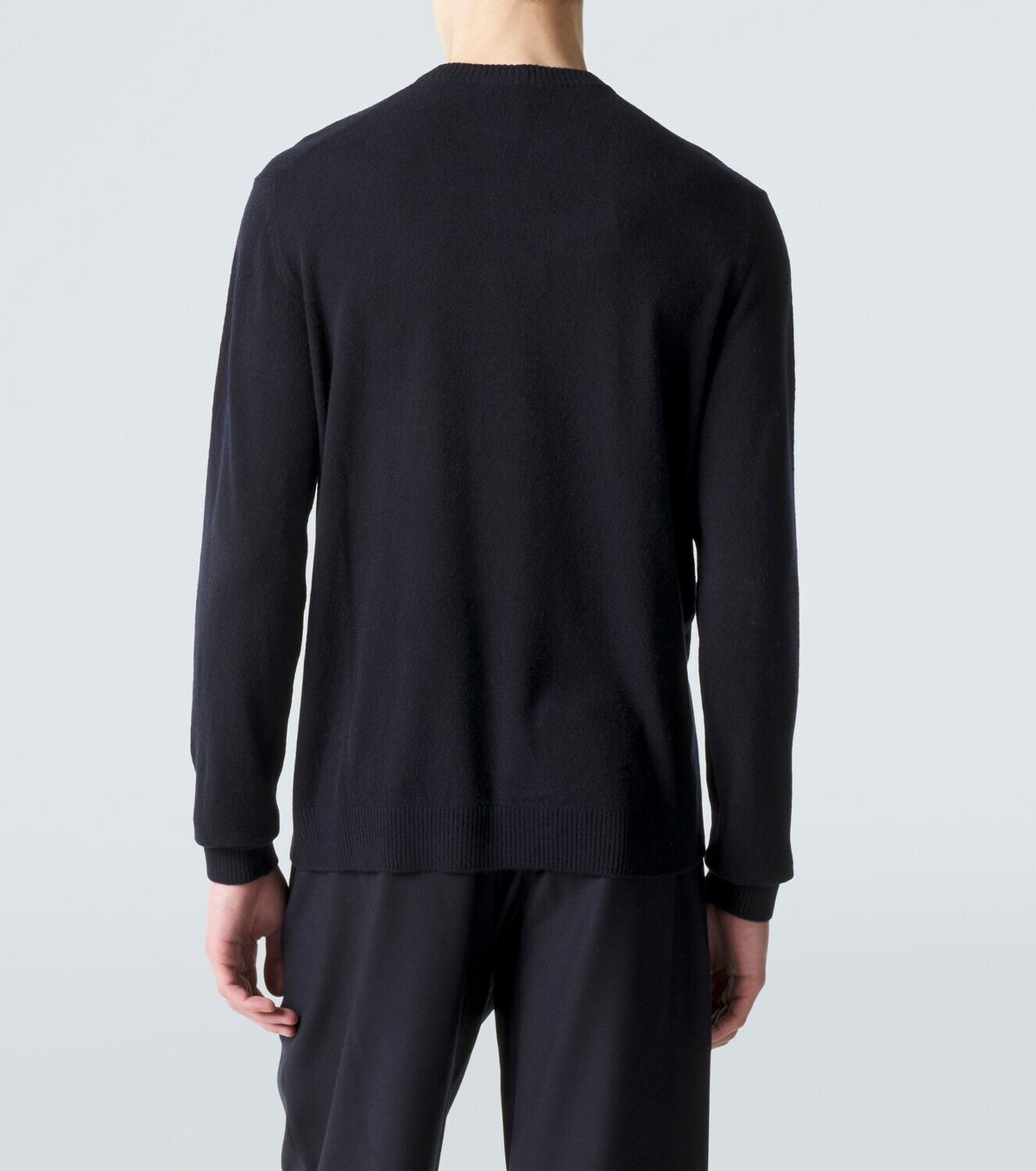 Giorgio Armani x Alanui cashmere and silk polo shirt