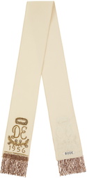 Bode Beige Bullion Scarf