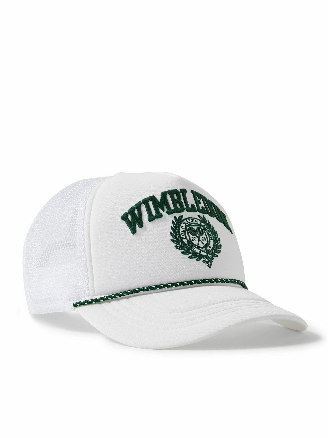 Polo Ralph Lauren - Wimbledon Logo-Embroidered Scuba and Mesh