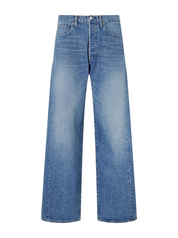 Photo: ssstein - Deformation Panelled Wide-Leg Jeans - Blue