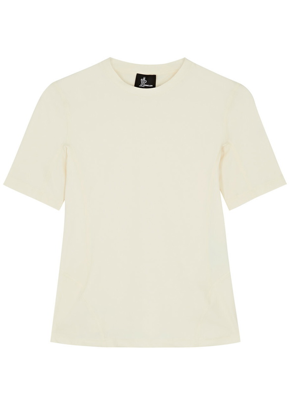 Photo: Moncler Grenoble Day-Namic Stretch-jersey T-shirt Ivory