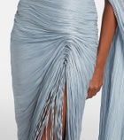 Marmar Halim Tatiana pleated corset gown