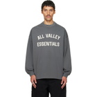 Fear of God ESSENTIALS Gray Merch Long Sleeve T-shirt