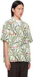 WACKO MARIA White & Green High Times Edition Shirt