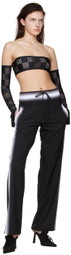 FAL-ASH Black Polyester T-Shirt