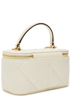 Tory Burch Kira Quilted Leather Vanity Case - White - One Size