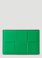 Intreccio Card Holder in Green