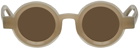 Kuboraum Taupe Z30 Sunglasses