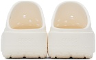 Crocs White Classic Blunt Toe Loafers
