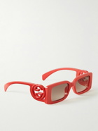 Gucci Eyewear - Rectangular-Frame Acetate Sunglasses