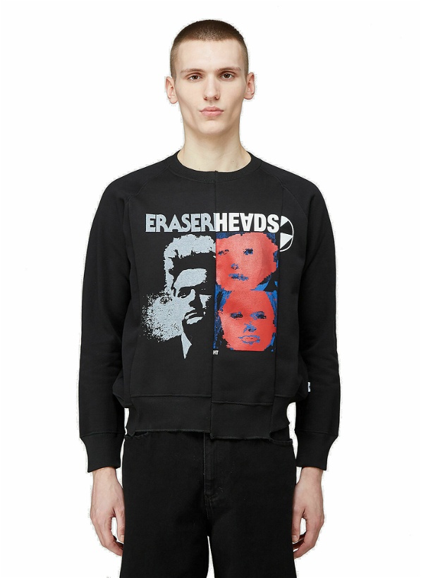 Photo: The Salvages - Reconstructed Eraserheads Sweatshirt in Black