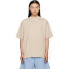 Balenciaga Beige Distressed T-Shirt