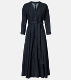 'S Max Mara Ambra denim wrap dress