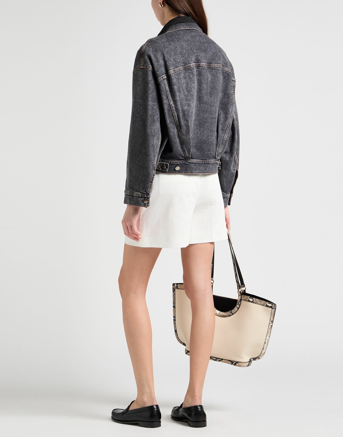 Peserico Womens Denim outerwear in Grey