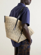 LOEWE - Paula's Ibiza Braid Basket Leather-Trimmed Raffia Tote Bag