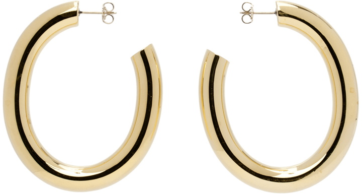 Photo: Laura Lombardi Gold Curve Earrings