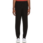 McQ Alexander McQueen Black Taped Tailored Lounge Pants