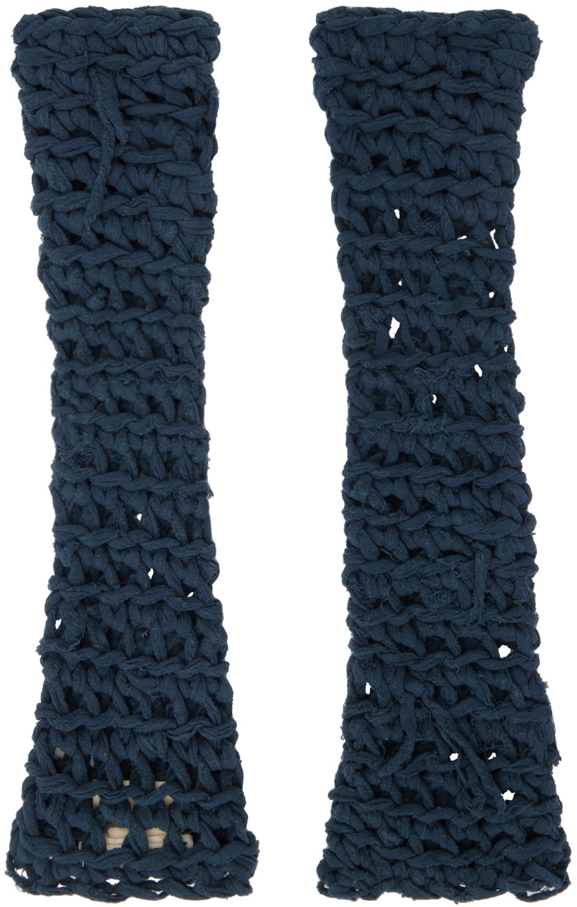 Solitude Studios SSENSE Exclusive Black Husk Arm Warmers