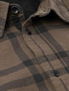 Rag & Bone - Tomlin Checked Cotton-Flannel Shirt - Brown
