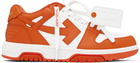 Off-White Orange & White Out Of Office Sneakers