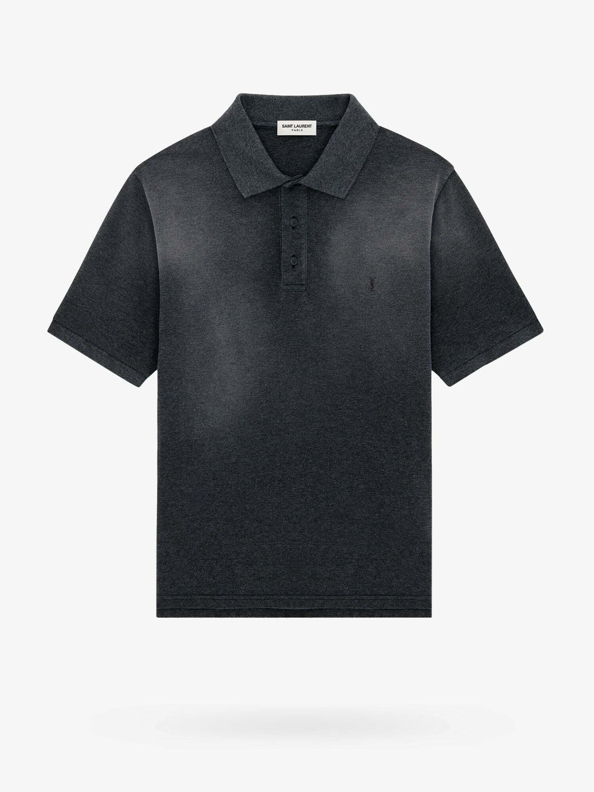 SAINT LAURENT Logo-Embroidered Cotton-Piqué Polo Shirt for Men in 2023
