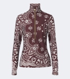 Goldbergh Toriko printed ski top