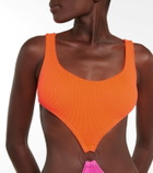 Reina Olga Augusta cutout ring-detail swimsuit
