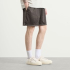 Represent Men's Washed Mesh Shorts in Vintage Khaki