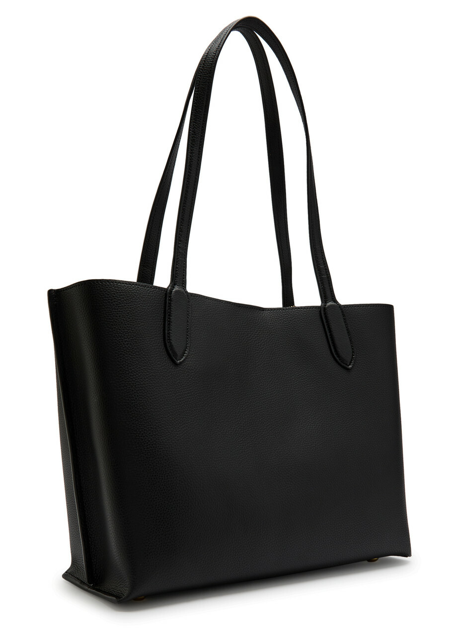 Coach Willow Pebbled Leather Tote bag - Black - One Size